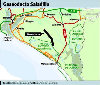 soyCaillou's tweet photo. El incendio de Doñana se produce donde Gas Natural quiere un Gasoducto https://t.co/Pz4tW2FSkD