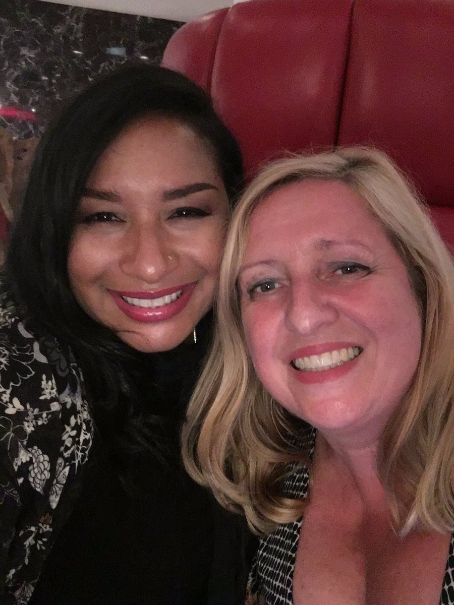 Kellisae's tweet photo. So great meeting you @EmmaPeel_Knight our number 1 fan @CountBasicMusic @DirkErchinger #countbasic https://t.co/QmynHvsF1N