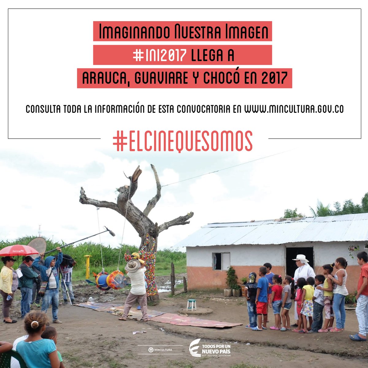 mincultura's tweet photo. ¡Conviértete en un cineasta en Chocó! Participa en #INI2017. Inscripciones hasta el 29 de junio → https://t.co/b69HTphJ7A https://t.co/w09x1DeEyv