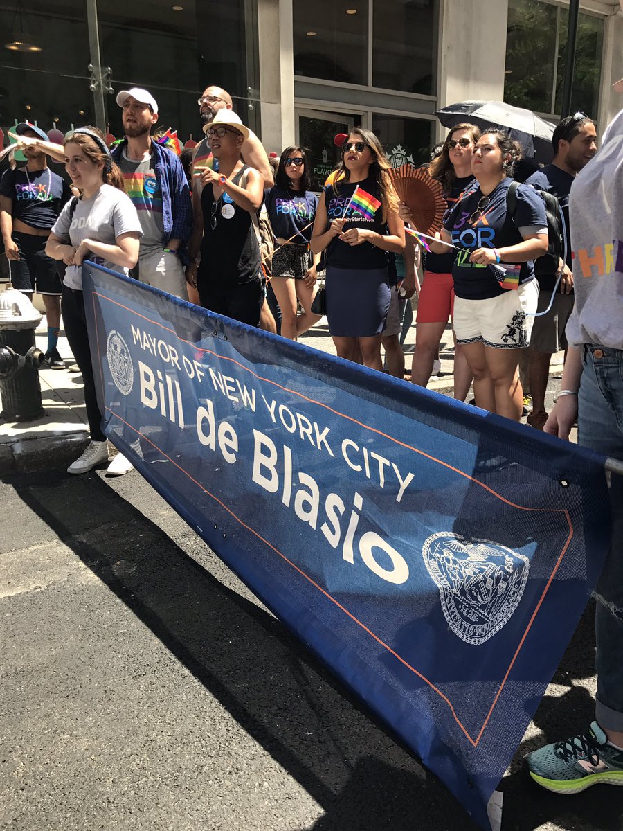 SpiireOrg's tweet photo. #Repost @ryandespinosa Proud to walk with @nycmayor who recognizes and supports us in the #NYCPrideParade for @spiireorg #nycpride2017 #nyc https://t.co/6vrOnCfAnP