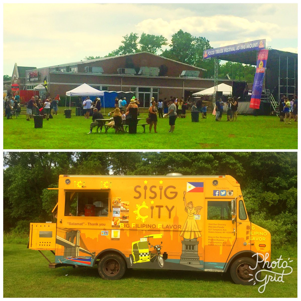 SisigCity's tweet photo. Another beautiful sunny day for day 2 of Mount Loretto's Food Truck Festival! Listen to great music and enjoy yummy Filipino cuisine! https://t.co/1WBYtzCwVO