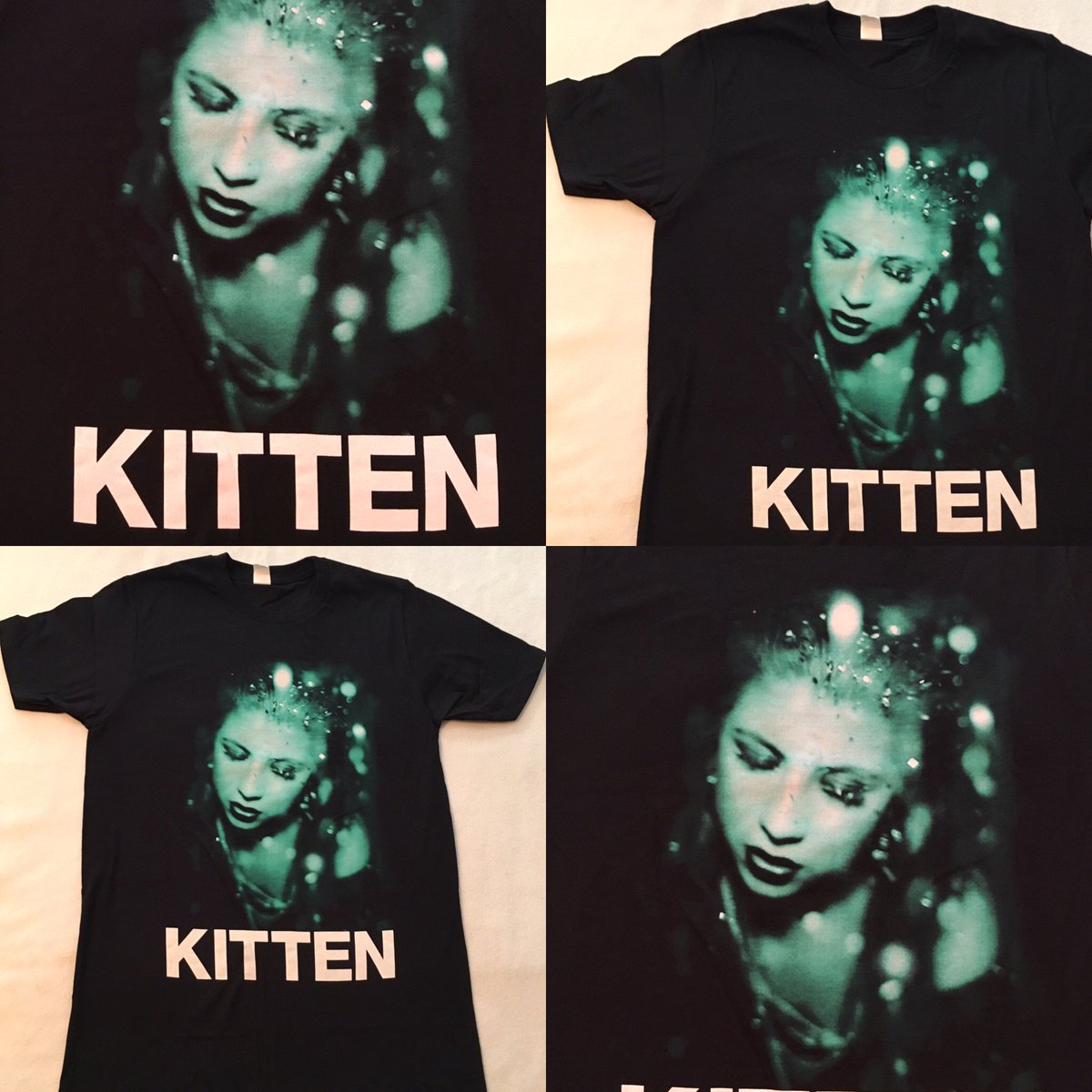 TourTeesRIP's tweet photo. Limited quantities of this @KITTENTHEBAND shirt. Size Small. Less than $5. 
#NewVintage
#officialmerch 
https://t.co/BdKS6YaYA4 https://t.co/Um5v4B4bA4