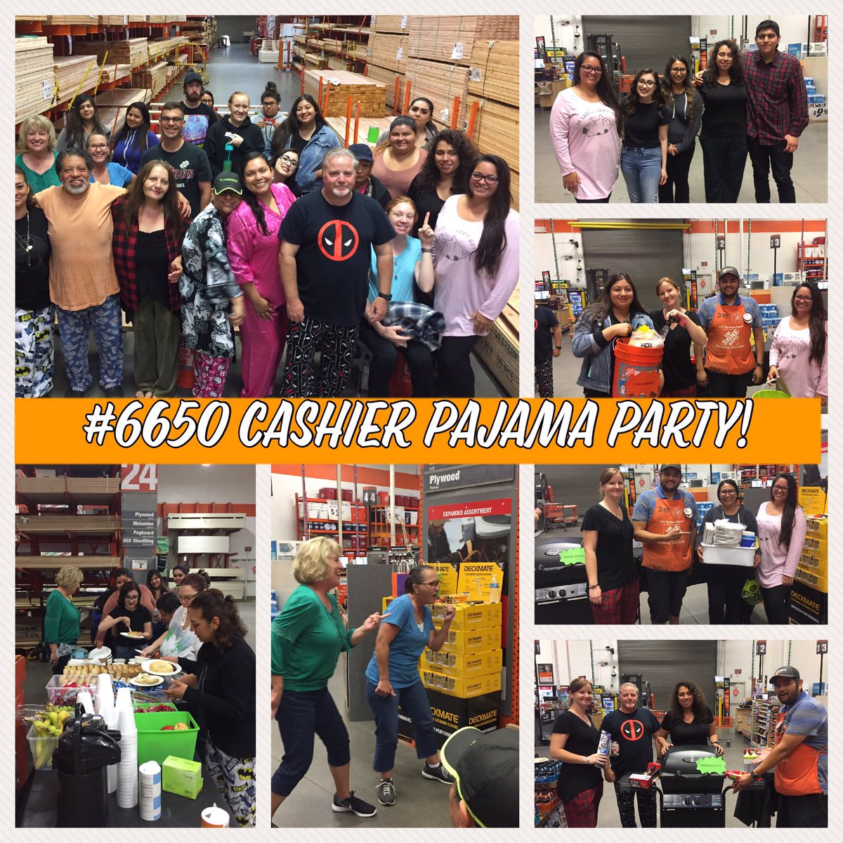 6650 Cypress Cashier PJ Party! #recognition #rewards #knowledge @roberthdumas @PacSouth <a href="/NotoKara/">Kara Noto</a>