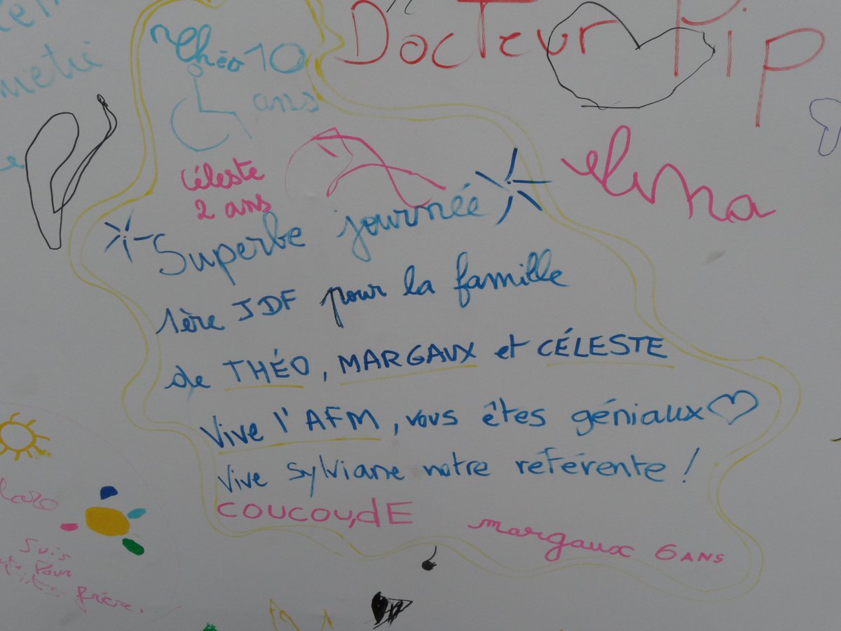 Telethon_54's tweet photo. Les malades et familles de malades s'expriment sur "le mur"pendant les Journées des Familles 2017. La coordination 54 était là #telethon2017 https://t.co/BLA0zNOMUI