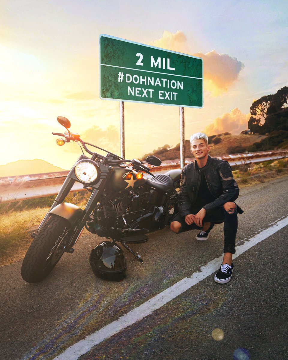 MarkDohner's tweet image. what a CRAZY ride it's been to 2 MILLION in the #DOHNATION on IG! THANK YOU ALL for your endless support on this beautiful JOURNEY! 😜🏍