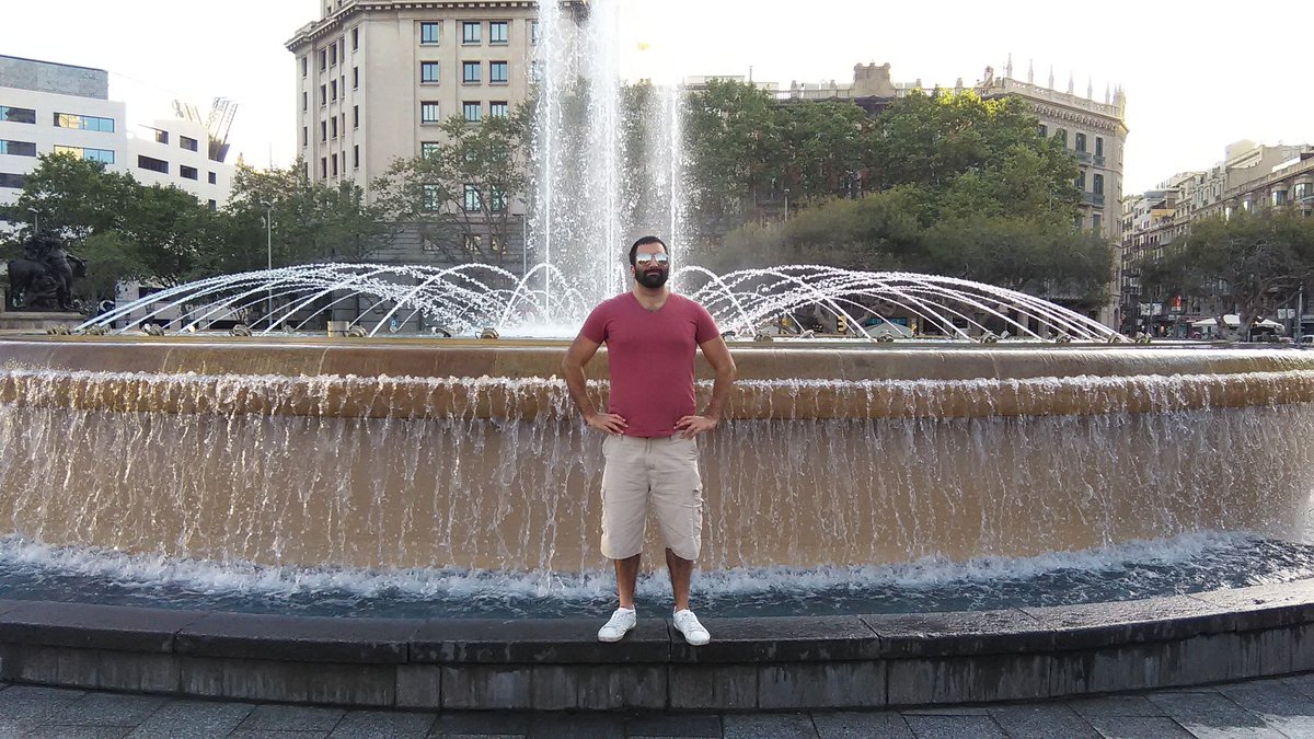 Looking cool in the super hot weather.