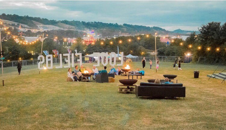WILDScatering's tweet photo. Our Tipi Restaurant has the best view of @GlastoFest in #TheLoveFields @theyurtcompany #glasto2017 https://t.co/OnOjWnLabn