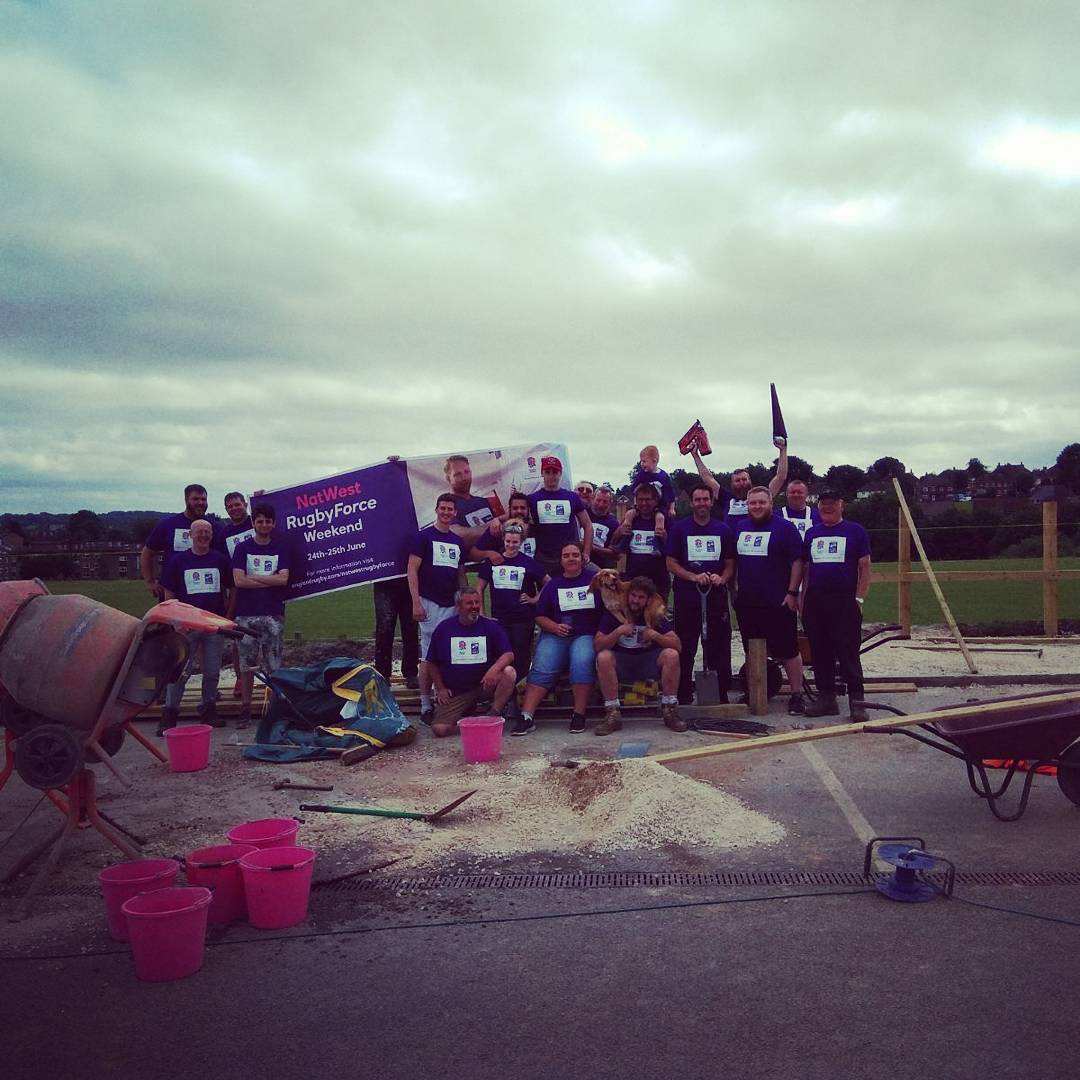 Great work this weekend for Natwest's Rugby Force Weekend.  #NatwestRugbyForce #teamwork