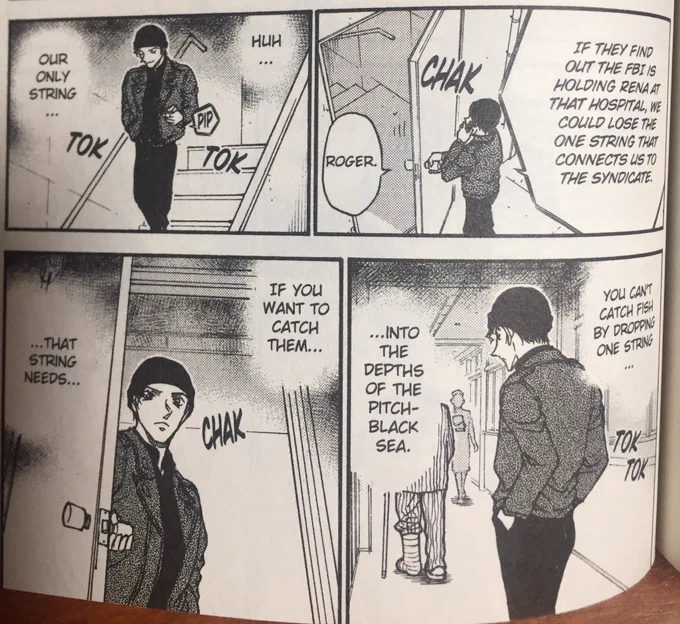 赤井さんからでる英語の効果音がかわいい…TOK TOK…CHAK…むり… 
