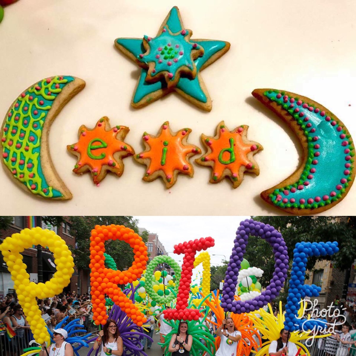 simmer_brown's tweet photo. #EidMubarak and happy #chicagopride #EidalFitr2017 #PrideParade https://t.co/oVFGnoYlZQ