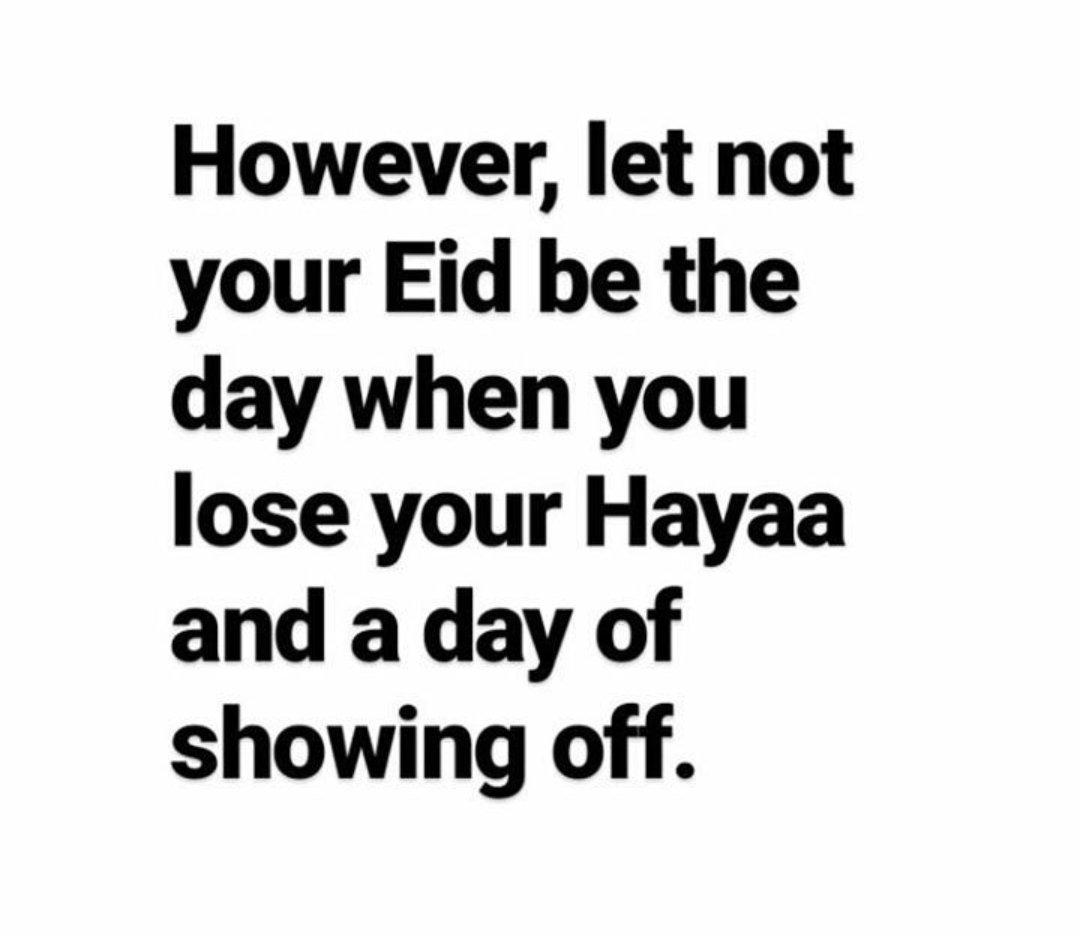 yourstruly_na's tweet photo. Some reminders for sisters on Eid. #notetoselfaswell https://t.co/fSrghQZQpr