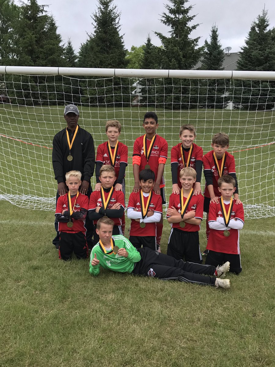 Congrats to the U12C1 boys for winning their bracket at the Burnsville Fire Cup this weekend! Tweet us pics of YOUR tournament successes!