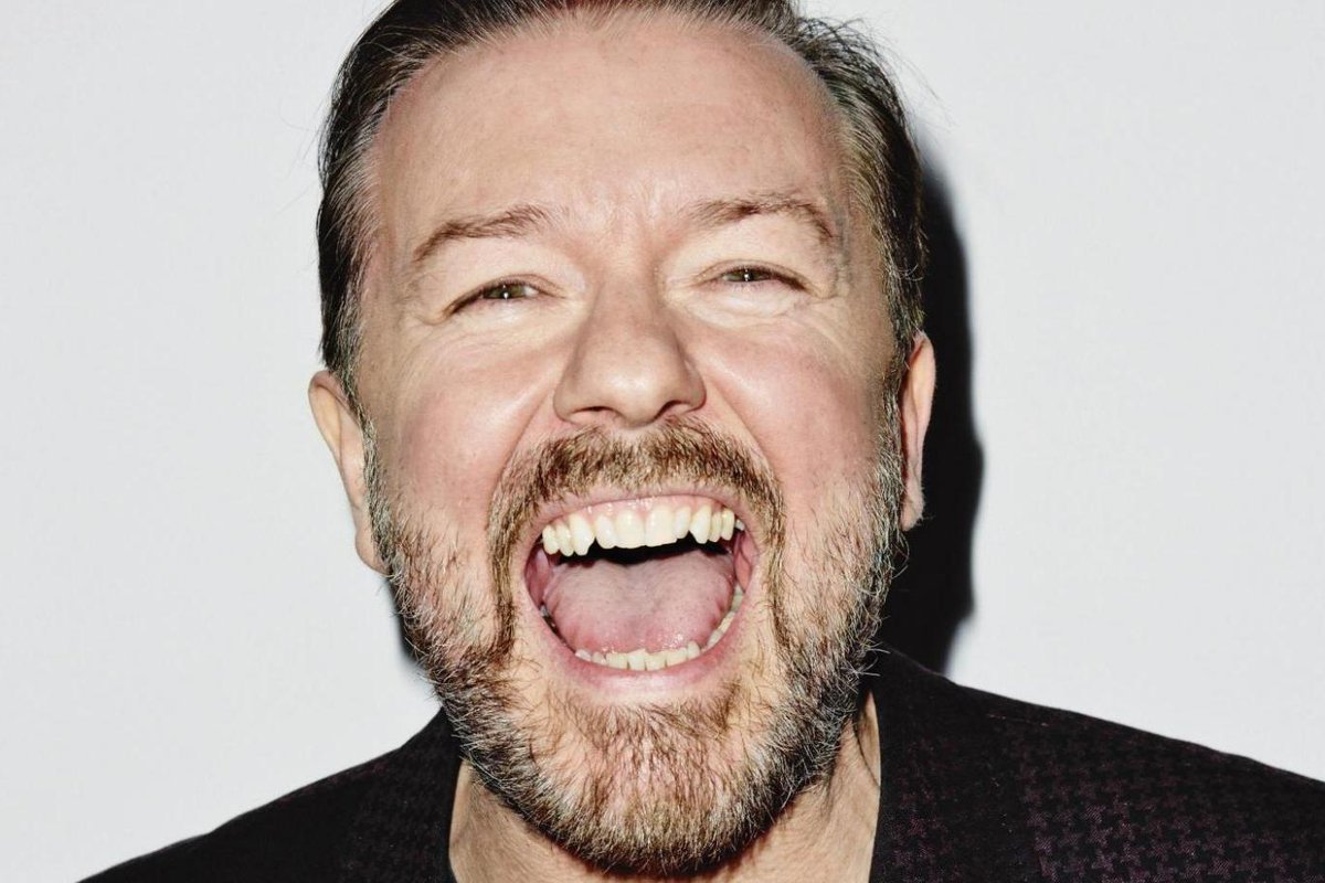 Happy birthday to <a href="/RickyGervais/">Ricky Gervais</a>! One of the funniest, most kindhearted &amp; brilliant entertainers. #TheOffice #Extras #IdiotAbroad #Humanity