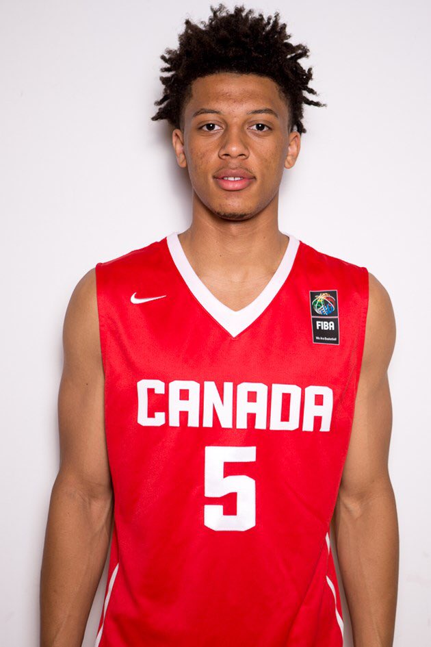 #Dartmouth, NS native Lindell Wigginton scored 32 points to lead <a href="/CanBball/">Canada Basketball</a> U19 team to a 102-82 victory over Lithuania in exhibition play.