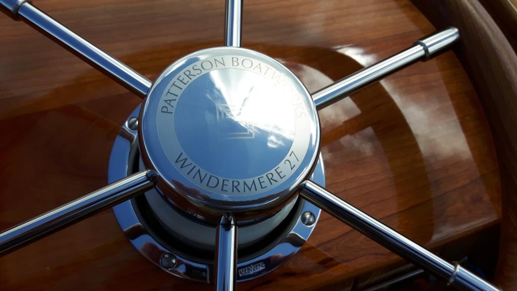 pattersonboat's tweet photo. All new #windermere 27, back from @LONDONONWATER show.
She is on the market and could be yours.
@classicboatmag https://t.co/S826XeskK4