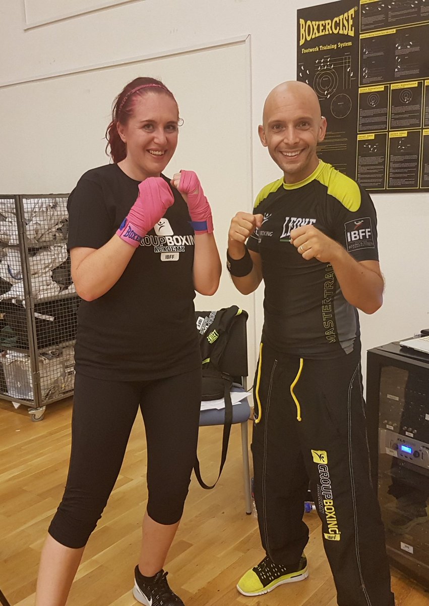 debsforth4's tweet photo. Amazing day @IBFF_Boxing  with @vinsmazzarella can't wait to deliver this @StBedeSacriston #groupboxing #groupsparring #fightfitnesd https://t.co/k6uXnnibfX