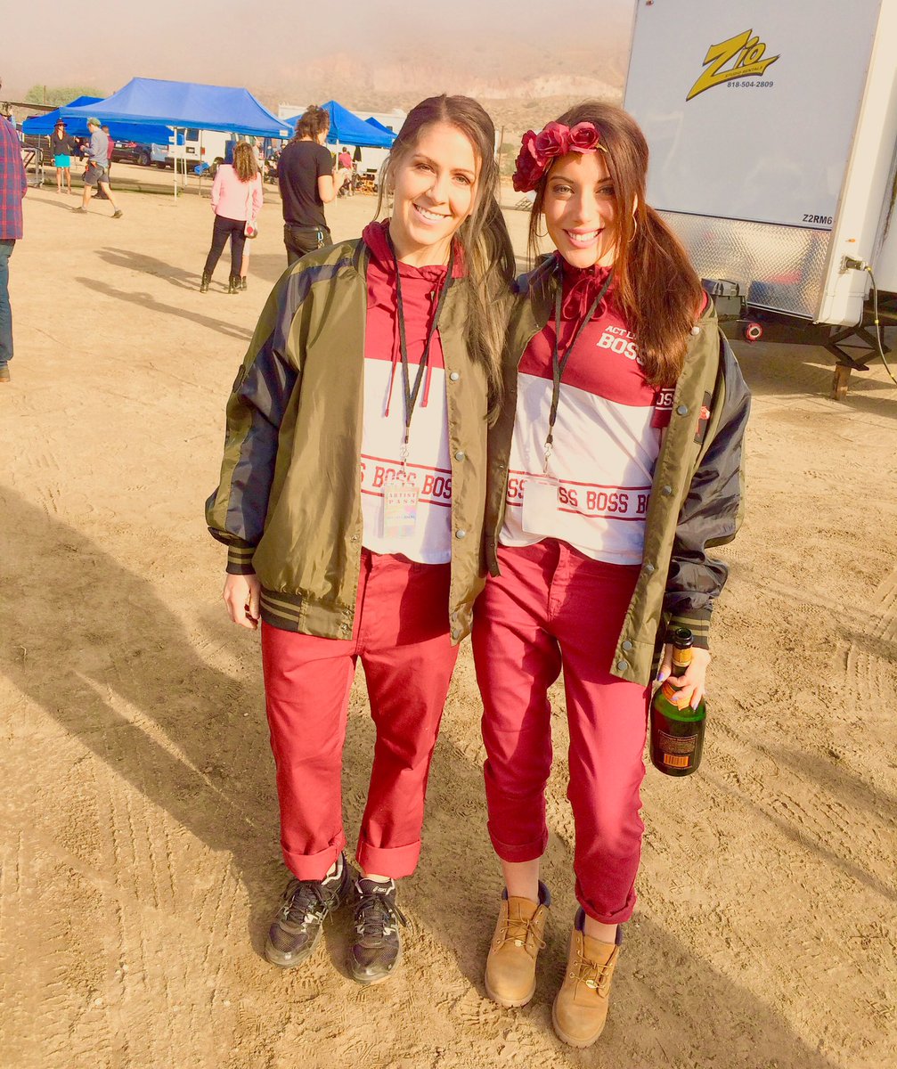 HayleyMcLaughln's tweet photo. Awesome to work with the most badass stunt double in town βοΈππ«#stuntdouble #filming #series #Actress #character #cvnt5 #wearecvnt5 #go90 https://t.co/ELo7hdFPc4