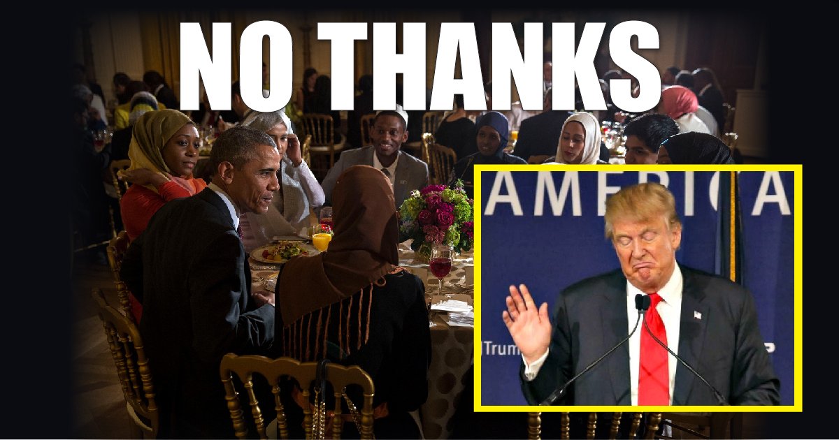 No Ramadan dinner in Trump White House (Good!)