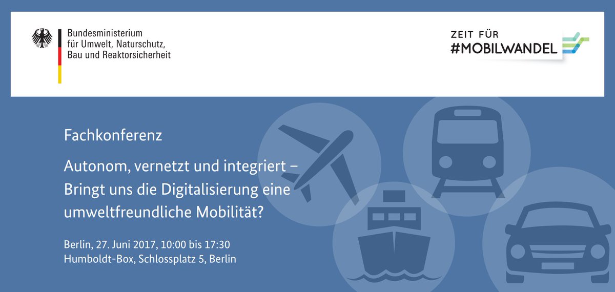 _BMUKN's tweet photo. Bringt uns die Digitalisierung eine umweltfreundliche Mobilität? Konferenz am 27. Juni live verfolgen: https://t.co/o93RukTuZ4 #digitalmobil https://t.co/bCUjaD0ViW