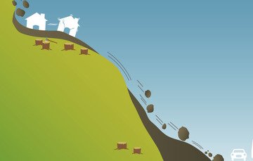 Si vives sobre una #ladera revisa periódicamente tu casa, así como el terreno en donde se encuentra: @PcSegob #PrevenirEsVivir