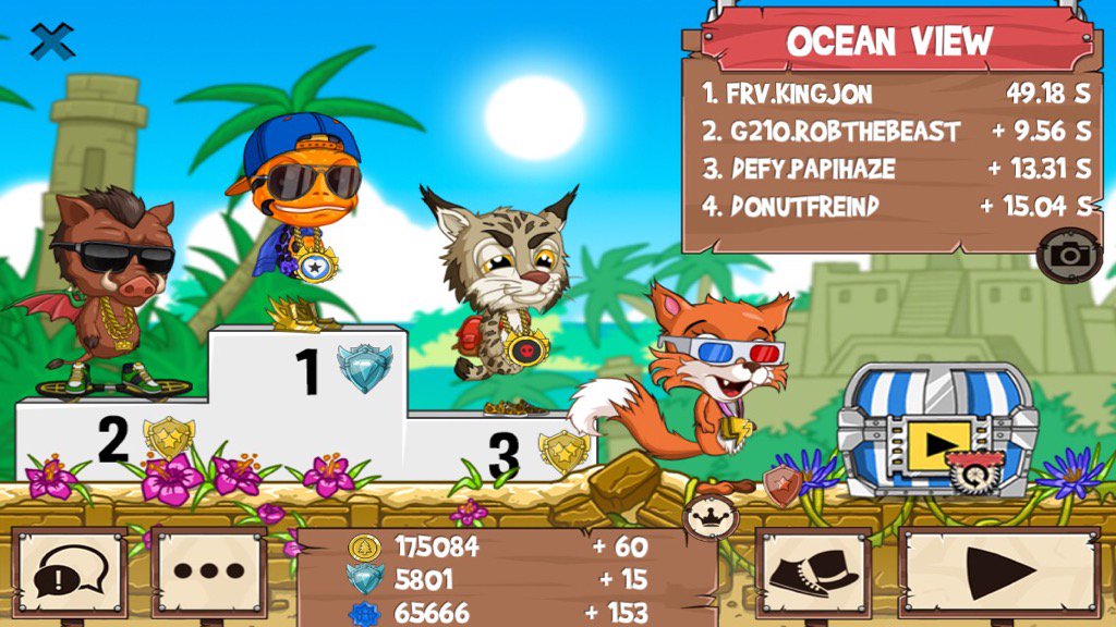 kingjonpep's tweet photo. Get on my level, son! #funrun2 #robthebeast #papihaze #Donutfreind https://t.co/Uaql3qXg1T