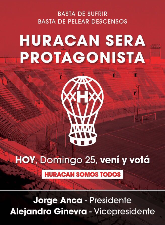 A las 16hs votaron 2000 Quemeros. Para que el Globo pelee campeonatos tienen que votar 1500 más. Ganemosle a la estructura.
#AncaPresidente