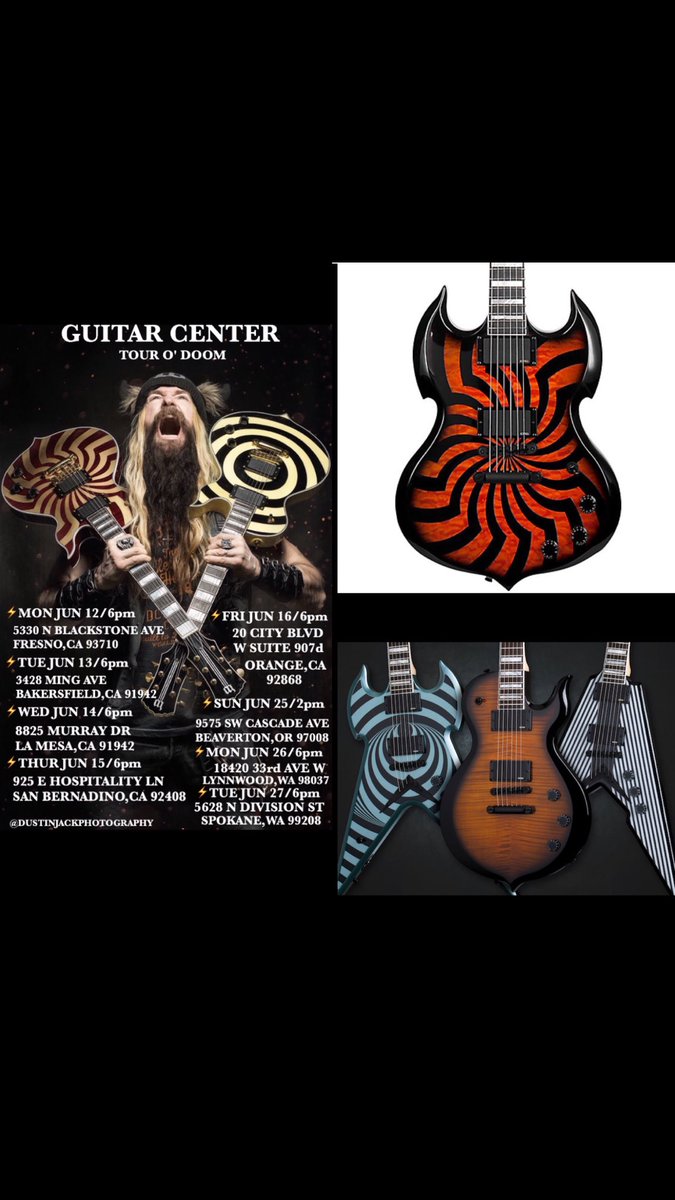 Zakk Wylde (@zakkwyldebls) on Twitter photo BL BERZERKER NATION!!!TODAY!!! 2pm!!! 9575 SW CASCADE AVE. BEAVERTON,OR 97OO8!!!GUITAR CENTER TOUR O' DOOM!!!@WyldeAudio <a href="/guitarcenter/">Guitar Center</a> tBLSt BL BERZERKER NATION!!!TODAY!!! 2pm!!! 9575 SW CASCADE AVE. BEAVERTON,OR 97OO8!!!GUITAR CENTER TOUR O' DOOM!!!@WyldeAudio <a href="/guitarcenter/">Guitar Center</a> tBLSt