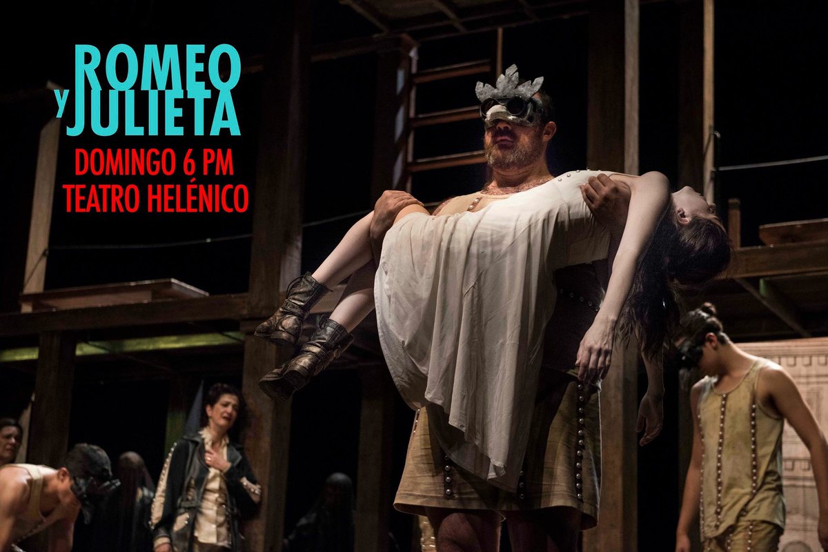 "Bebe de este frasco y ni el aliento ni el calor han de dar fe que sigues viva"

#RomeoyJulieta
Domingo 6pm
Boletos> goo.gl/Vi625S