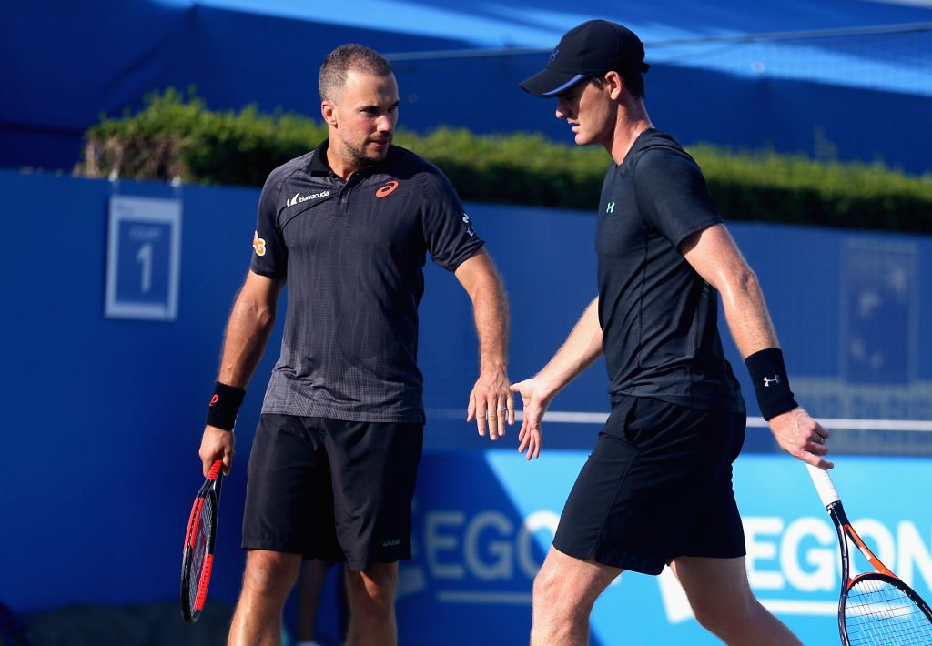 BBCSport's tweet photo. They won a semi-final and a final in one day 🙌

Here are Jamie Murray and Bruno Soares' best shots:
https://t.co/Jmdqk9VC5x https://t.co/xuqp2jORDj