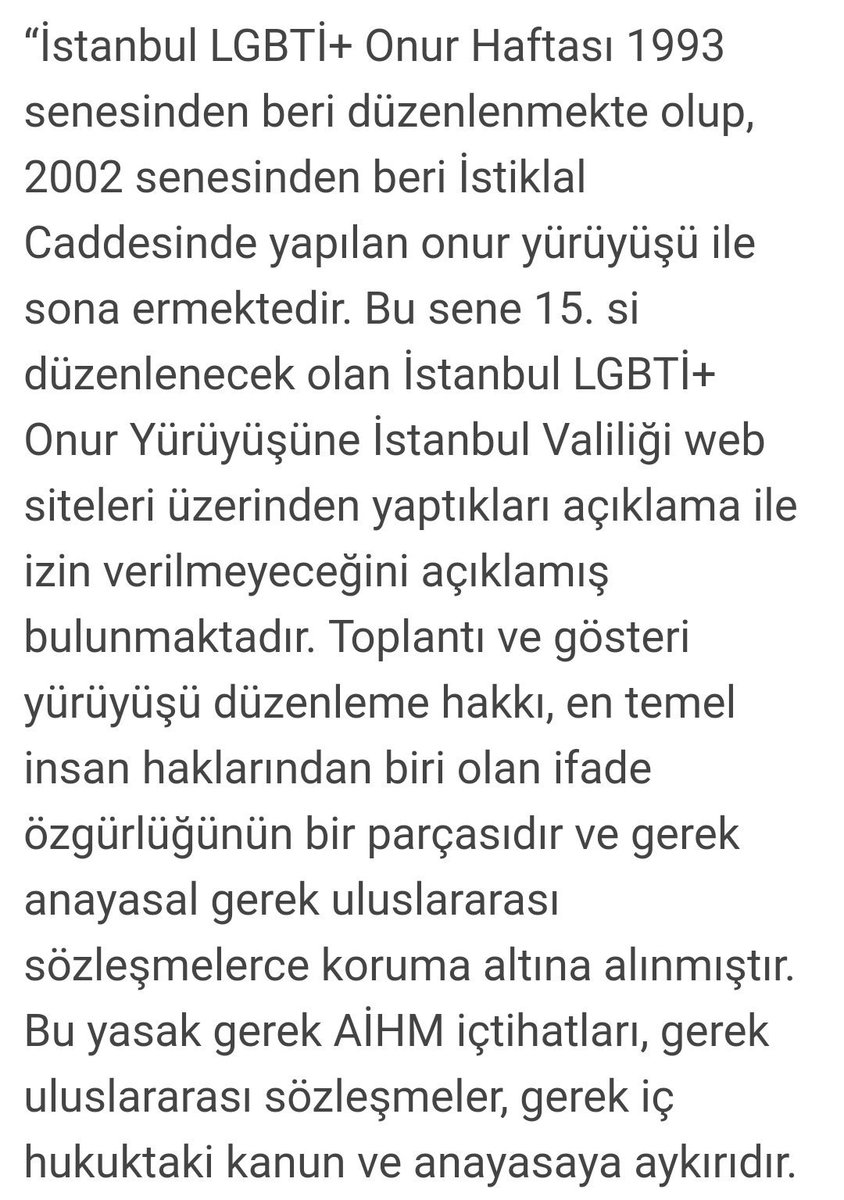 macakadin's tweet photo. #OnurYürüyüşü yasaklanamaz!
Eşitliğin, özgürlüğün sesini yükselteceğiz! https://t.co/QzFi7RWy7Y