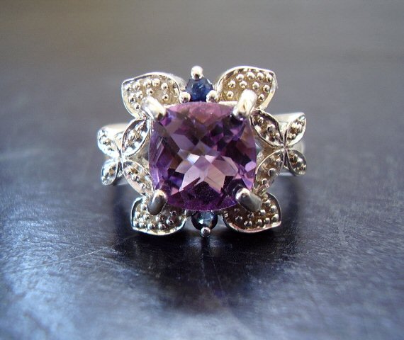 CeeMonkeyDo's tweet photo. Genuine Amethyst & Sapphire Ring 925 Sterling Silver Ring https://t.co/TE8uyXcATz via @Etsy #EtsyShop #CeeMonkeyDo #PLUR #Boho #Gypsy #Fest https://t.co/YpCntrVw2a