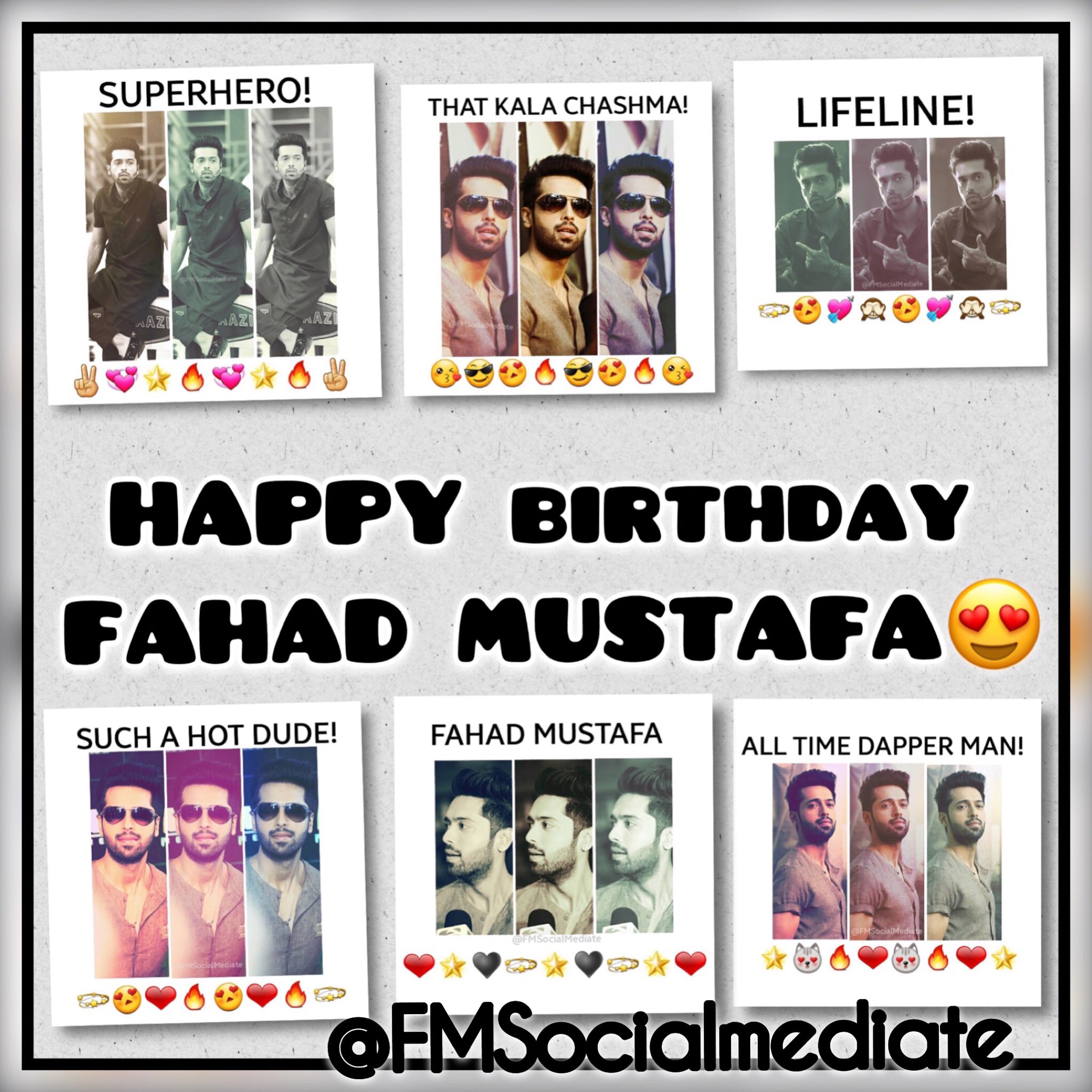 Here\s wishing The Superstar of Industry FAHAD MUSTAFA a very Happy Birthday!!     LOVE YOU !!   
