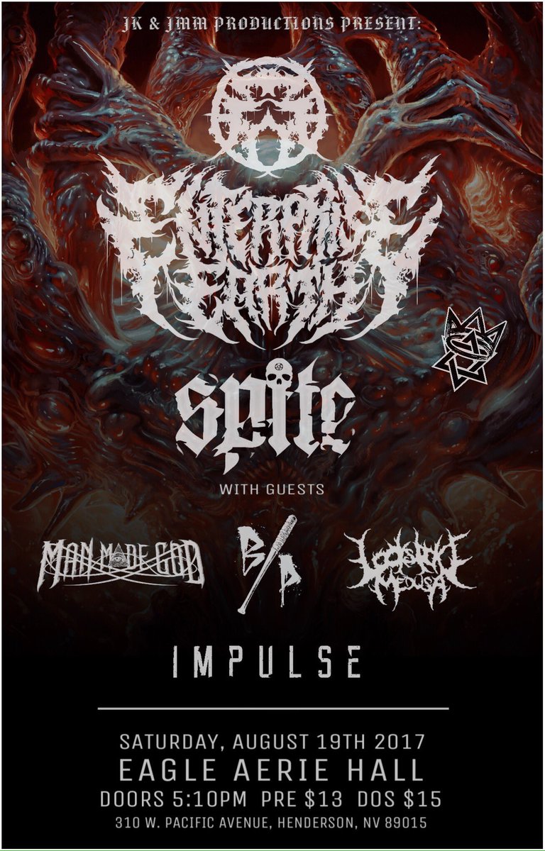 LooksLikeMedusa's tweet photo. Updated flier. @ImpulsePDX got added. Come early and show them some love! https://t.co/UJNB1atiJP