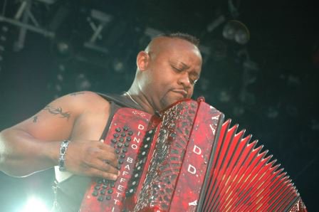 Ladies, I know y'all want to get close AND personal with Dwayne Dopsie NOW! Quick, he's on the <a href="/CajunZydeco/">Cajun Zydeco</a> Festival Interview stage next!!