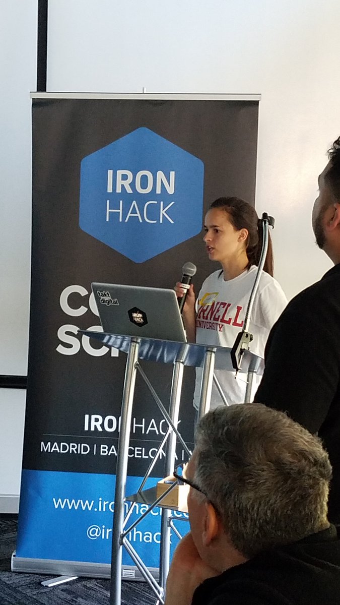 AI_Ironhack's tweet photo. NUMBER 5 for the #WOMEN in #tech! Noel is presenting her UX-Design solution for the MDT App.#WeDesign! @IronhackMIA #ironhackmia #WIT https://t.co/Aonf2BcuUv