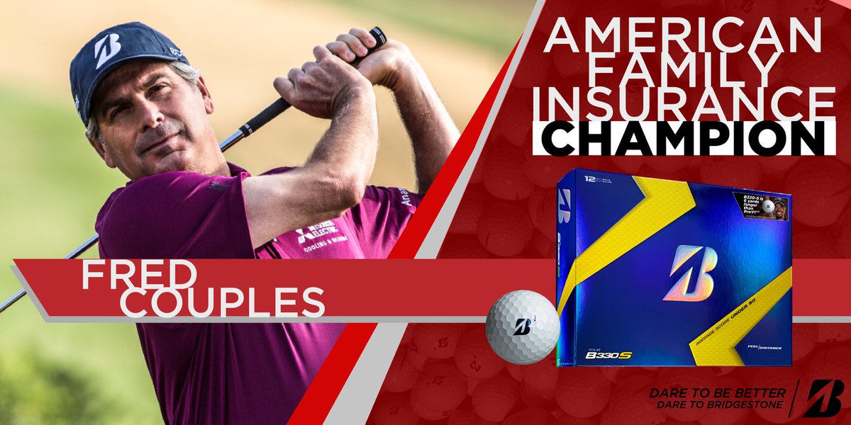 bridgestonegolf's tweet photo. Congratulations to Fred with the @amfamchamp win! 
Fred found his edge with B330-S
See Fred's ball > https://t.co/G15NBkoEly https://t.co/xNqM8RilZo