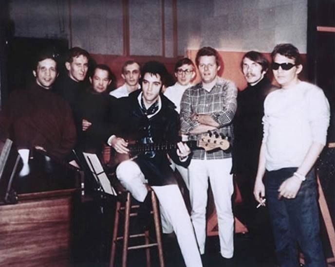 The King at American Sound Studios in #Memphis where #Elvis made some of the best recordings of his latter career. #TCB #History