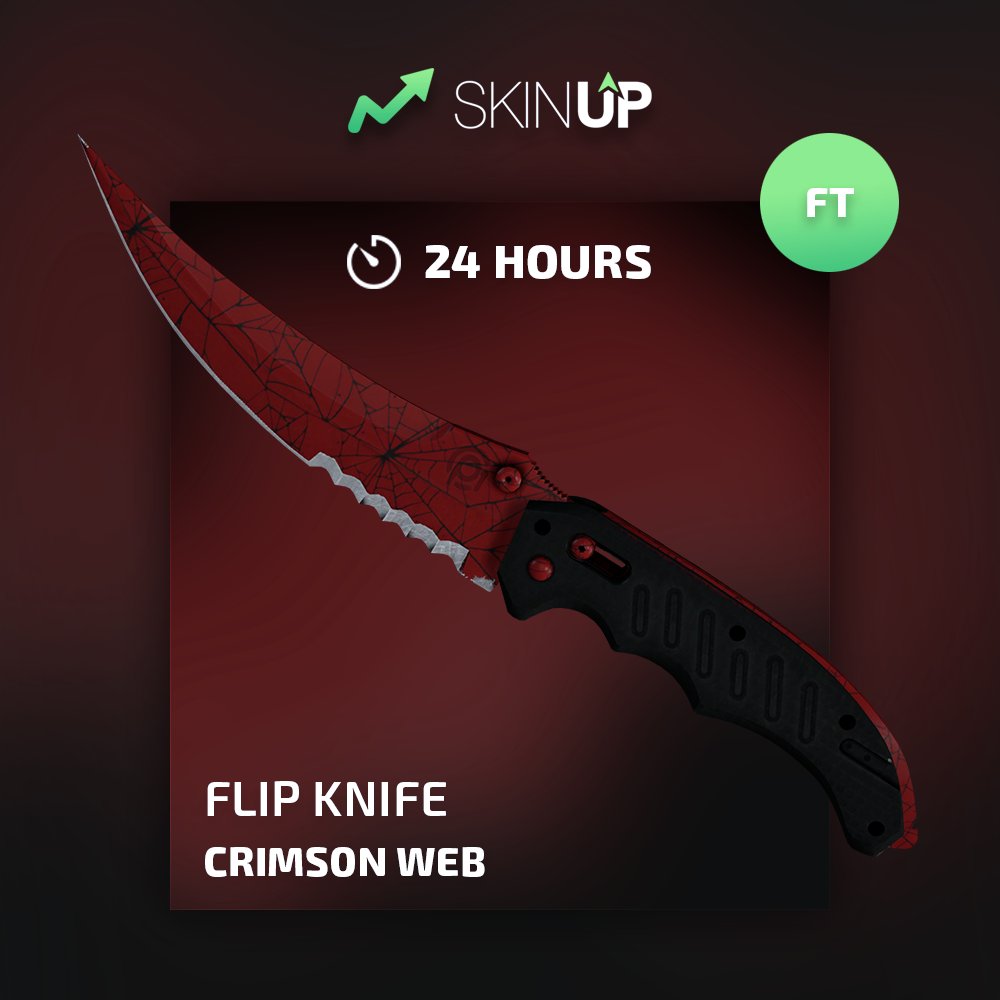 skinupgg's tweet photo. 🏰 FLIP KNIFE CRIMSON WEB GIVEAWAY 🏰

JUST
➡️ RETWEET
➡️ FOLLOW US

AND THAT'S ALL, GOOD LUCK, WINNER IN 24H 🔥 https://t.co/ZW4WFl3j3S