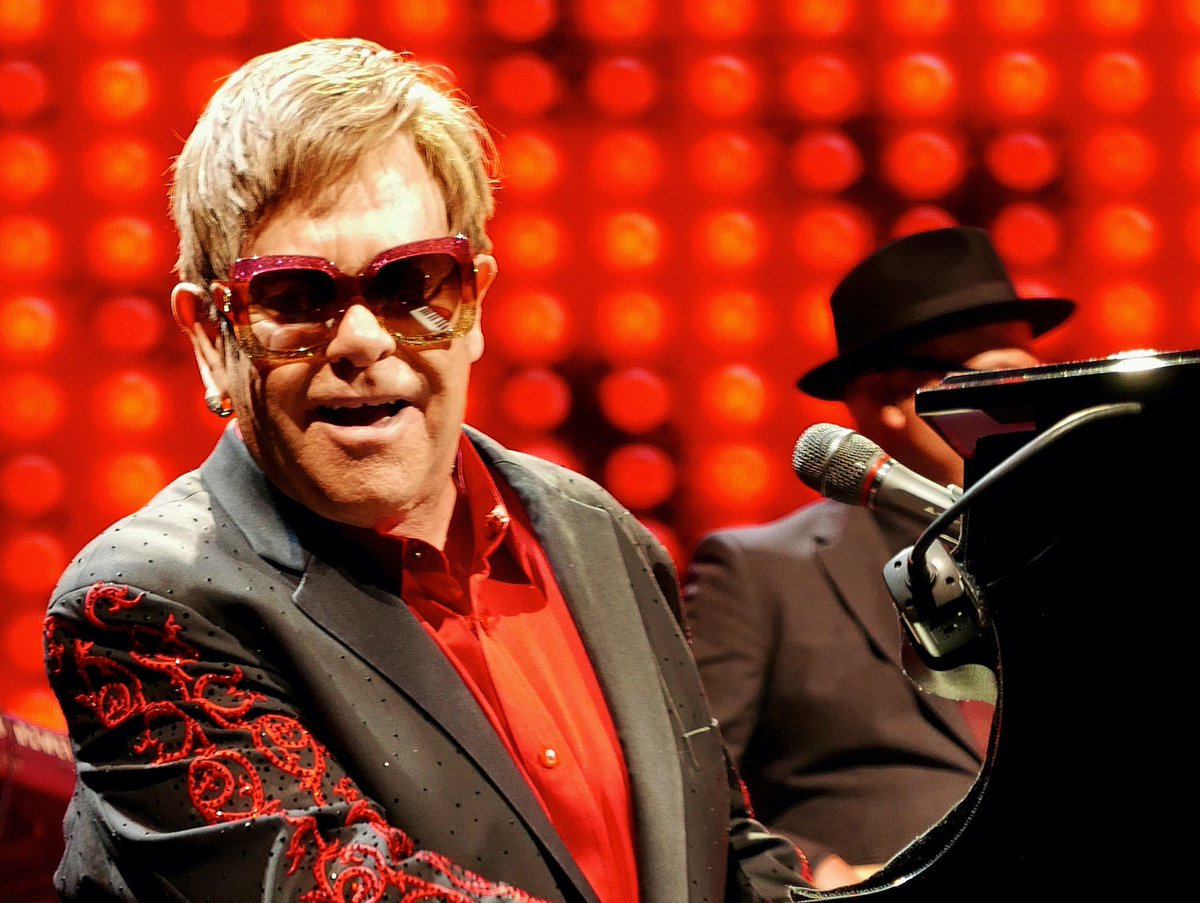 Elton John tweet media