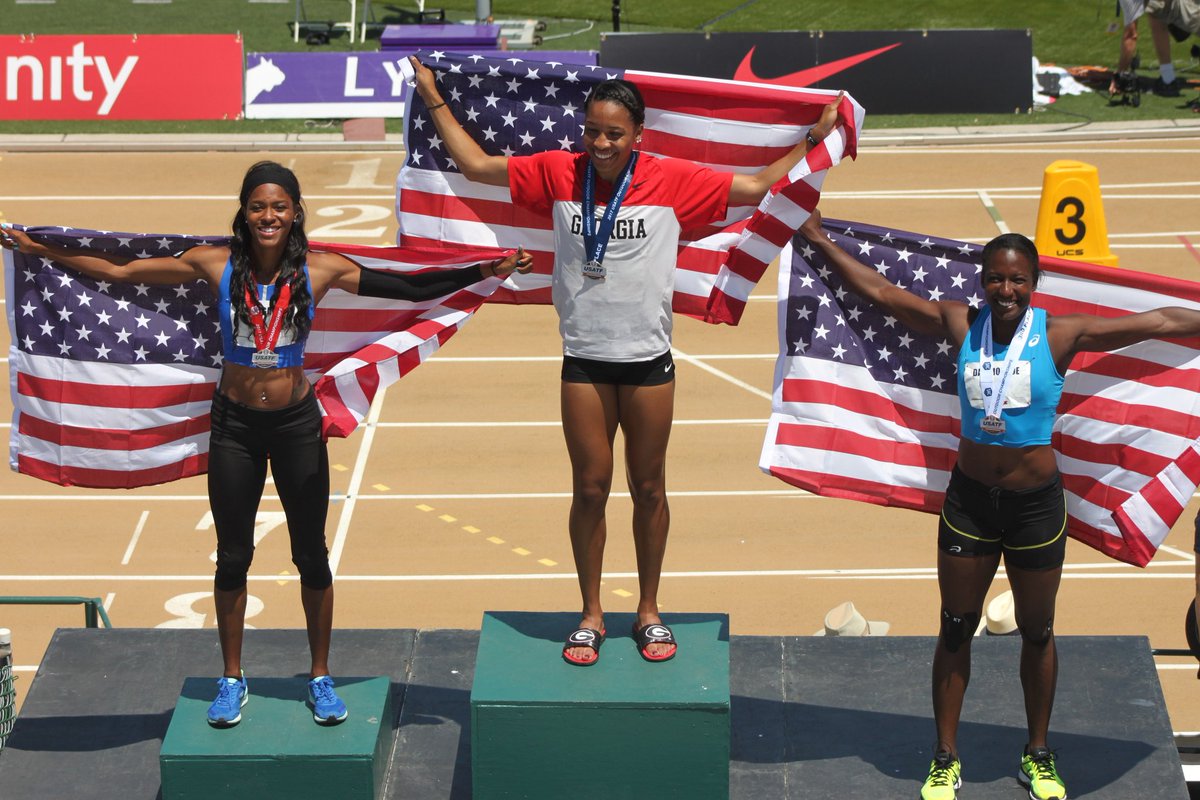 Congrats to @Ericamarshea who qualifies for the World Championships in London following a second place finish in the heptathlon! #HailState