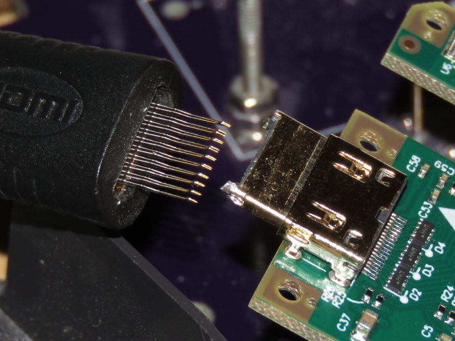 A moment of silence for this HDMI cable. They're only rated for a couple thousand cycles!