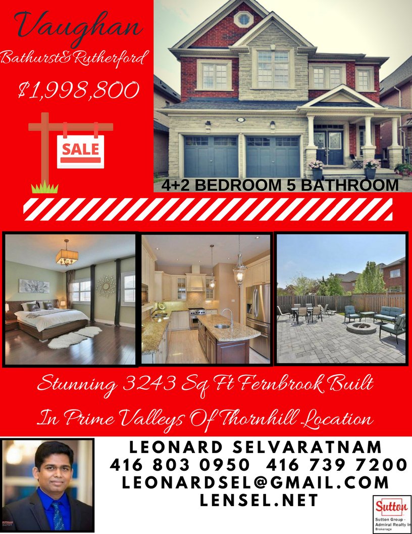 leonardsel's tweet photo. #Vaughan #realestate #housesforsale #homesonthemarket #callmefordetails #buyingahome #owningahome https://t.co/DWB6bKEiBx