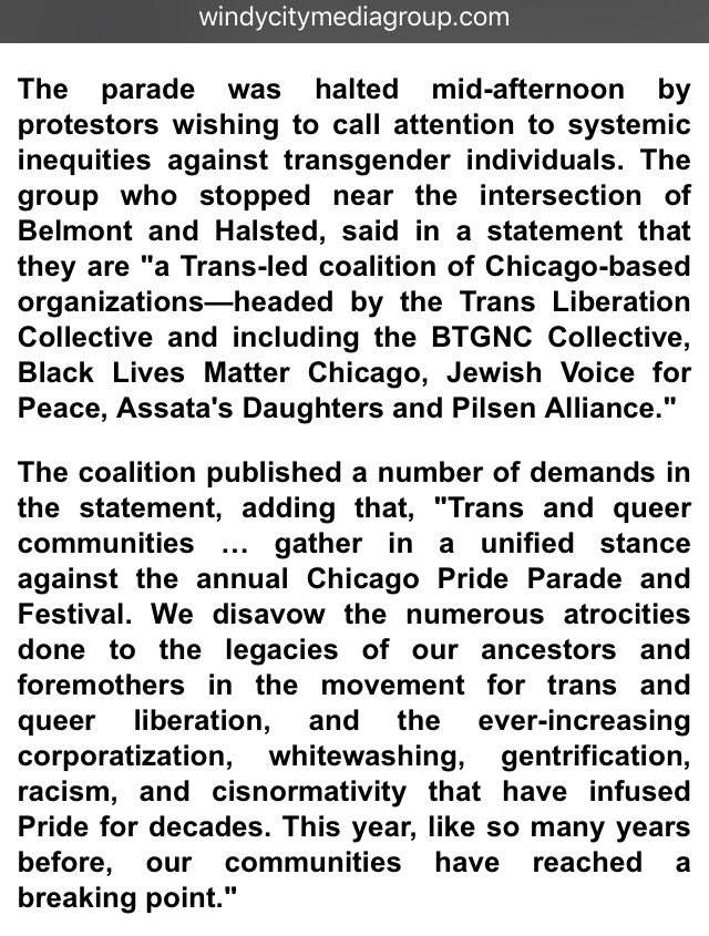 BLMChi's tweet photo. #AbolishThePolice #TransUpFront #NoJusticeNoPride
#BlackLivesMatter #TransLiberationCollective
https://t.co/YzpwazHTrf https://t.co/UGzpjQDfmn