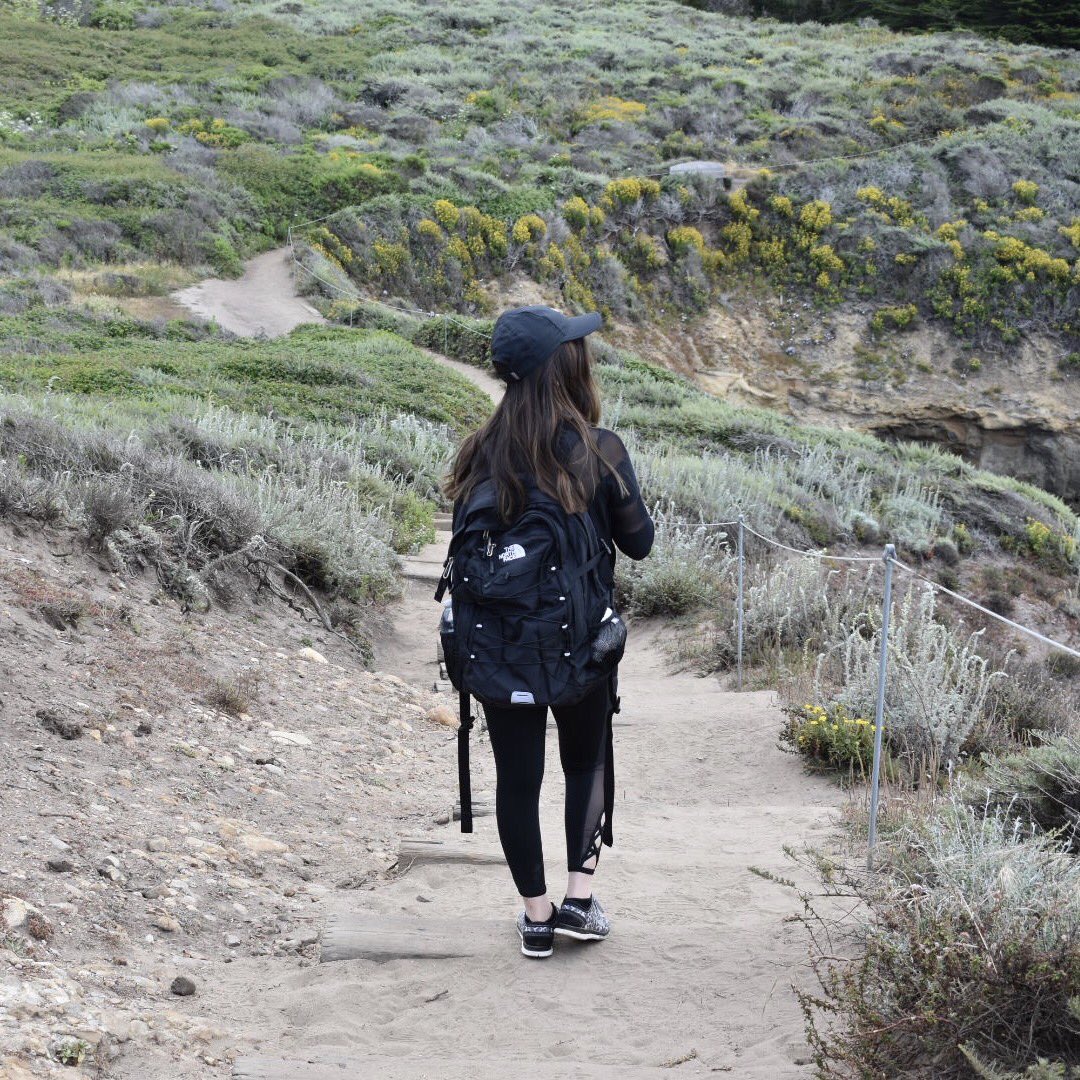 PetiteRosesWine's tweet image. Why does my backpack make me look so small?! #petiteproblems #hiking #pointlobos #seecalifornia #wanderlust #travelgirl