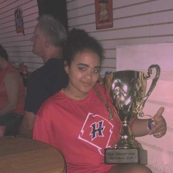 jrlizana's tweet photo. You're names on this trophy because you are one . I love you Sissy rip ❤ https://t.co/ufCRDKsfLG
