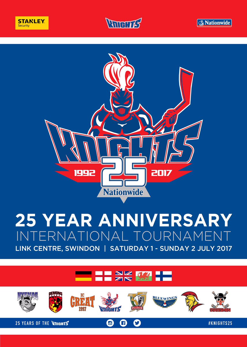 Follow <a href="/Knights25years/">Knights 25 Years</a> for all updates news for the 25 year tournament #knights25