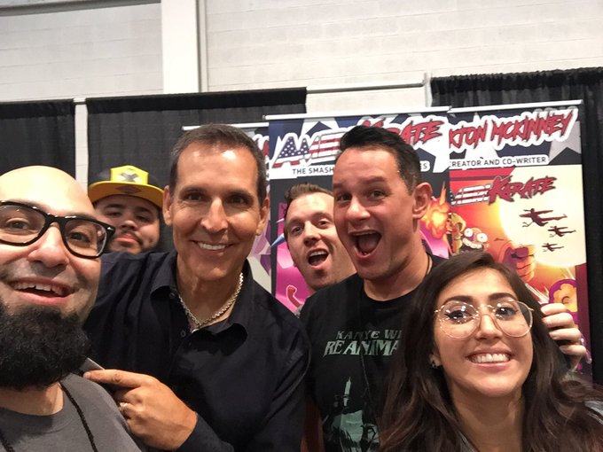 The @amerikarate team met @Todd_McFarlane! #alvcc https://t.co/V4T2qb6Q0i