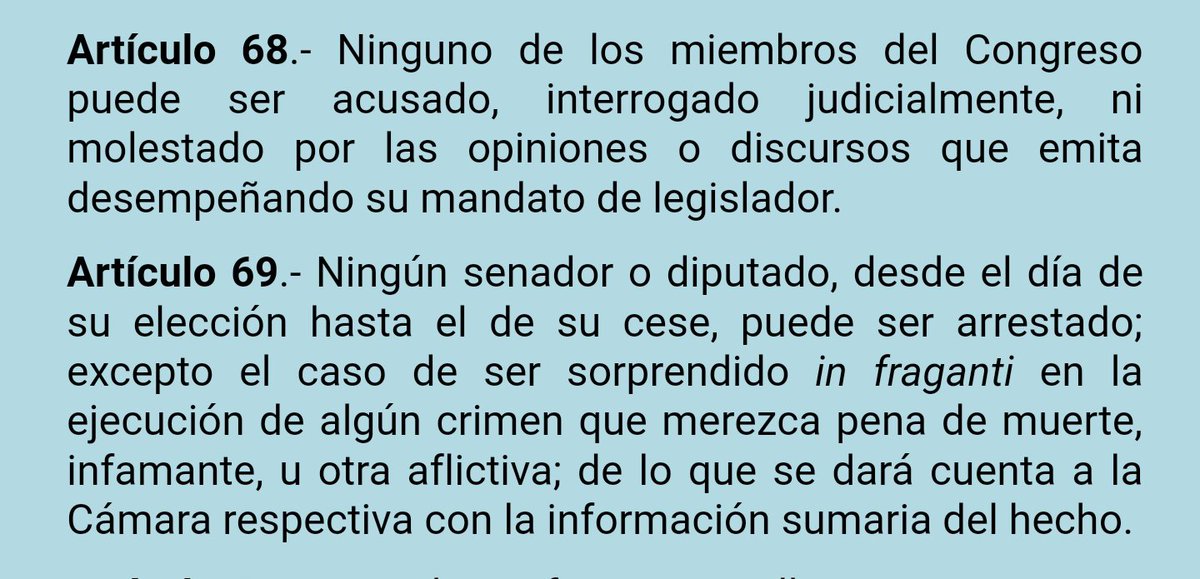 La Constitución es bien clara: los fueros son desde la "eleccion" del diputado o senador. No desde su candidatura. Por eso #NoVotesCorruptos