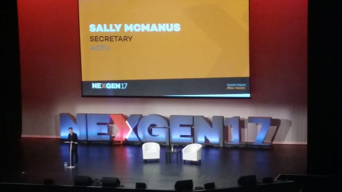 #NexGen17 #ChangeTheRules @sallymcmanus some great innovative ideas, I'm excited for the #Unionmovement @psansw