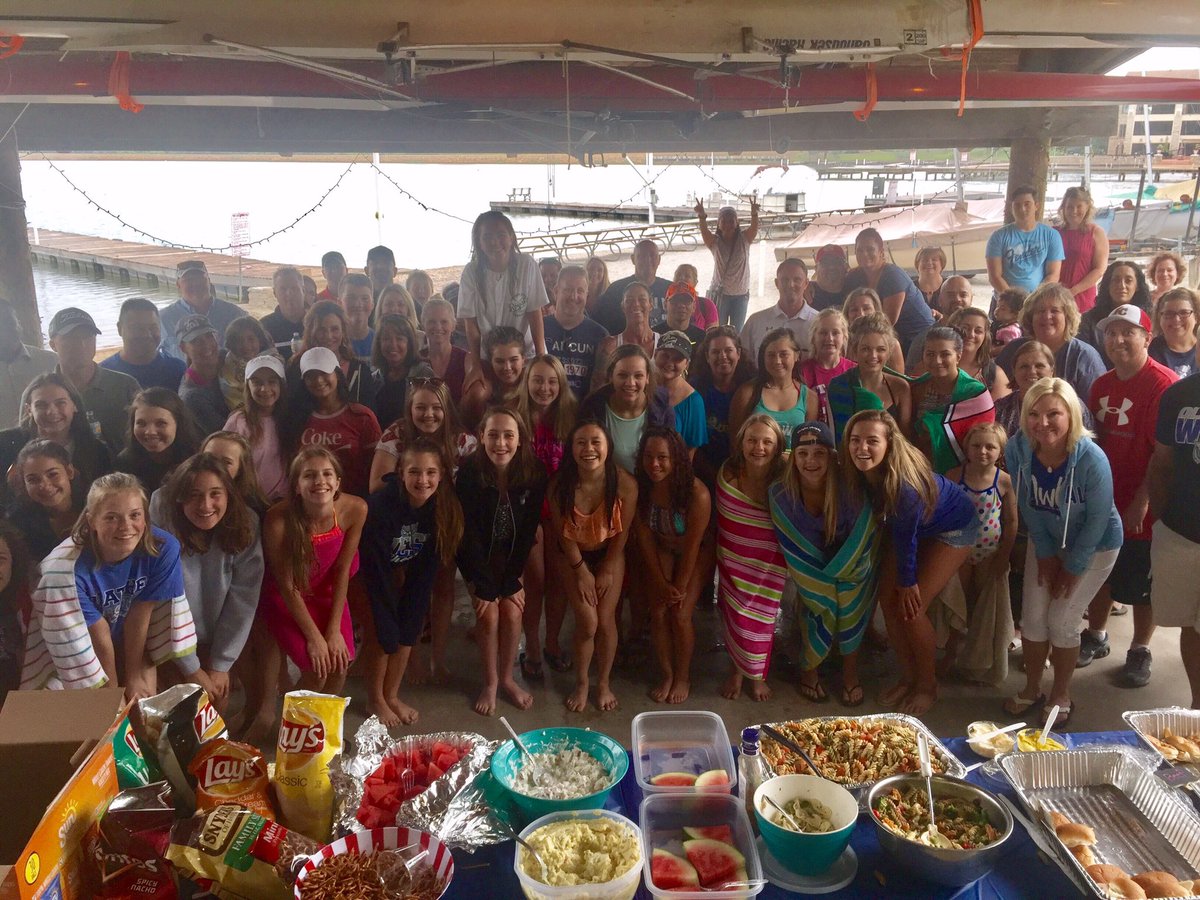 OlatheWestCheer's tweet photo. Cheer Family Party to send the girls off to camp in the morning ! https://t.co/uZPp2bk1Pg